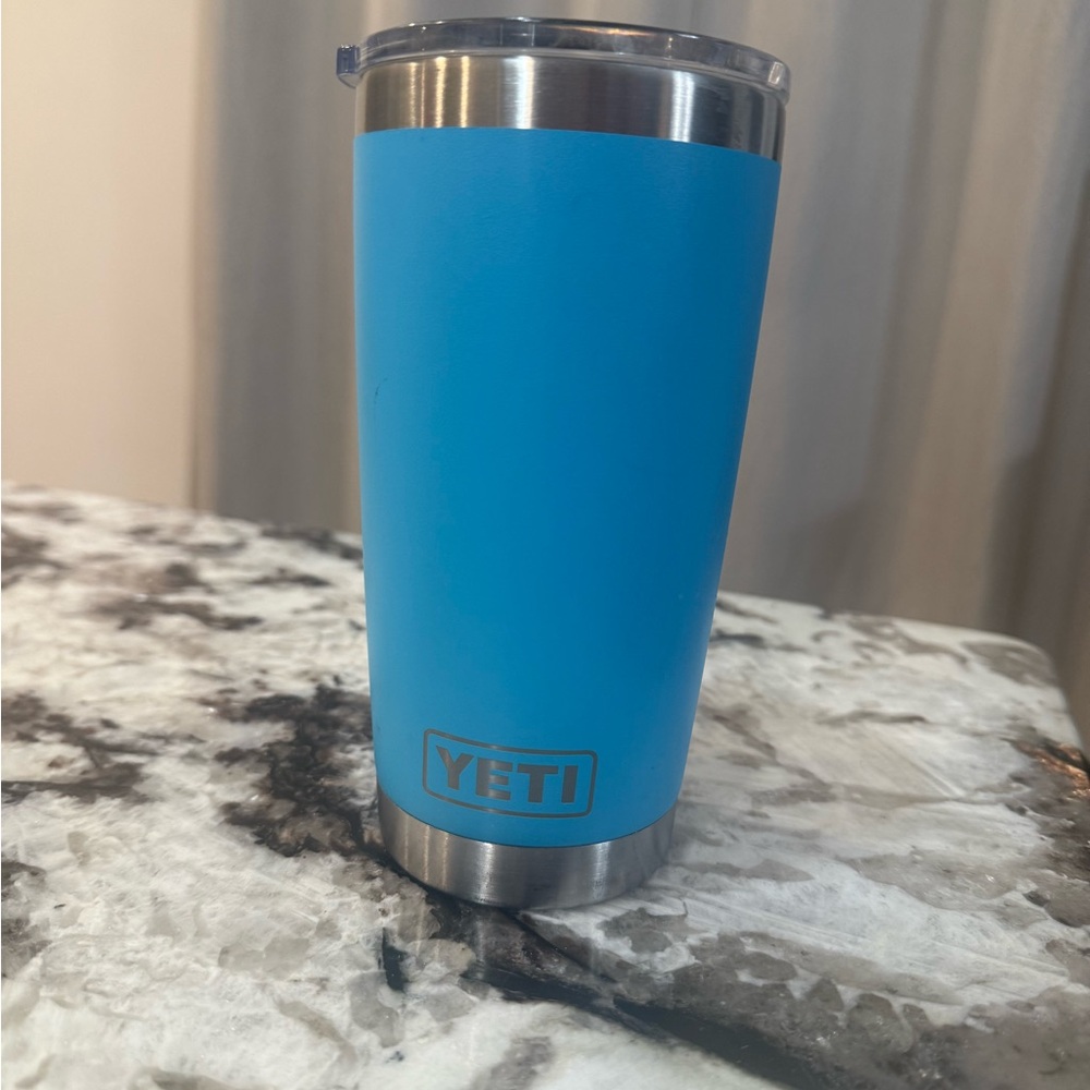 YETI Sky Blue Stainless Steel Tumbler